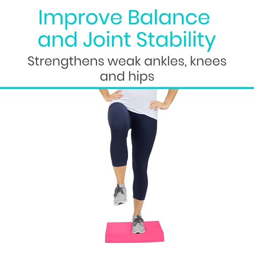 image for Vive Balance Pad - Foam Board Yoga Mat Block for Physical Therapy, Sta