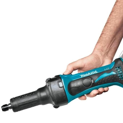 Amoladora recta Makita DGD800Z de 18V para eliminar rebabas sin cable 7