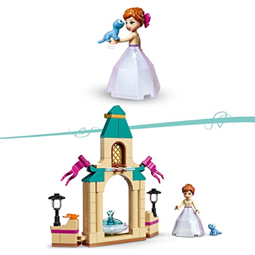 Disney Il Cortile del Castello di Anna, Giocattolo con Principessa Frozen 2, Collezione Abito Diamante 43198 - Lego - Immagine 2