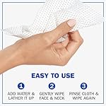 Olay Daily Facials, Deeply Purifying Clean, 5-in-1 Cleansing Wipes with Power of a Makeup Remover, Scrub, Toner, Mask and Cleanser, 66 Count - Image 3