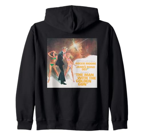 Image of Official James Bond 007 The Man With The Golden Gun Zip Hoodie