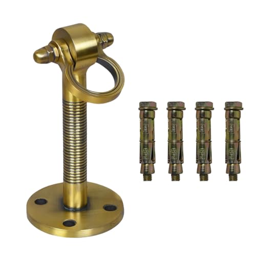 Image of 10 Inch Long Antique Brass Finish Swig Hanging Hooks and Swing Kadu Heavy Duty Hooks for Hanging Hammok & Swing with Anchor Bolt Fastener(Pack of 1) Weight Capacity 1000 Kg