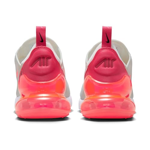 Nike Air Max 270 Women's Shoes (AH6789-122, Sail/Aster Pink/White/Hot Punch) Size 7.5