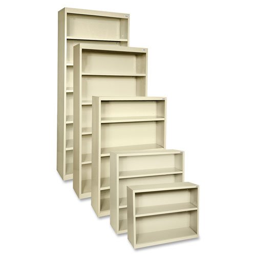 Lorell - Bookcase 3-Shelf, 34-1/2"x13"x42", Putty, Sold as 1 Each, LLR 41284