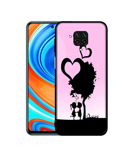 Image of Sweet Love Design Premium 2D Printed Metal Back Case Cover for Mi Redmi Note 9 Pro /Note 9 Pro Max /Poco M2 Pro
