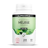 Mélisse feuille Biologique | 750 mg/jour | Melissa officinalis | Certifié Ecocert | 200 Gélules