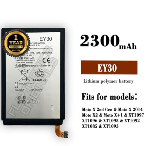 Image of EY30 Battery for Motorola X 2nd XT1097 XT1096 XT1093 XT1095 Battery with 1 Year Warranty**** (X339)