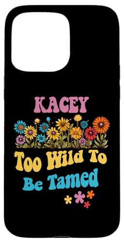 KACEY Name Cute Retro Girls Wildflower KACEY Name X}zP[X iPhone 15 Pro Max p