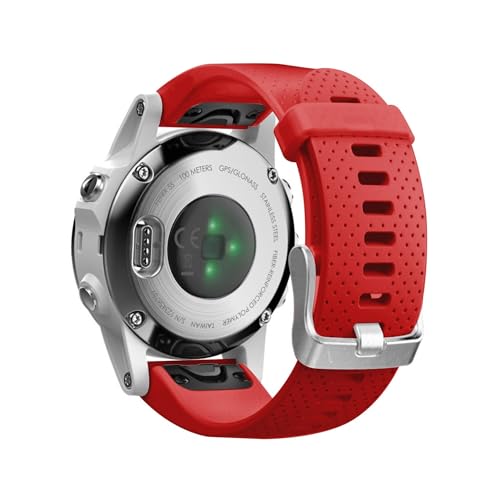 Correa Fenix 5S resistente al sudor con cierre Quickfit de silicona flexible