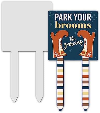 Unisub Sublimation Blank Outdoor Aluminum Garden Stakes 7.75" x 15.83" Square #4776 (2 Pack)