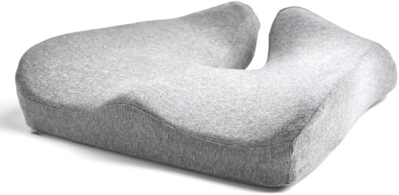 SWZEC orthoseat Orthopedic Comfort Set seat & Back Cushion (Light Gray-A)