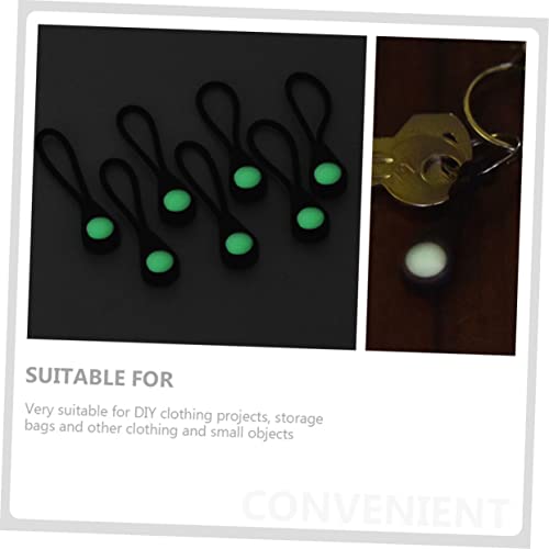 BESPORTBLE Mochila 20 Peças Zíper Luminoso Acessórios Para Mochila Laços De Zíper De Metal Fixador D