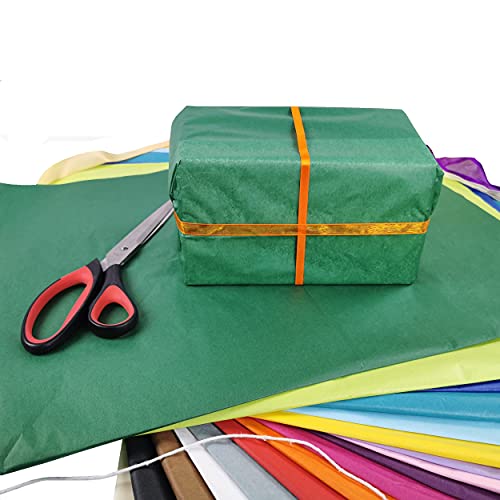 Seidenpapier mit Jade-Smaragdgrün zum Verpacken von 25 großen Bögen, säurefreies Kunstpapier, perfekt für Geschenkverpackungen, Aufbewahrung, Verpackung, Kunst und Handwerk, Großpackung, Archivierung,