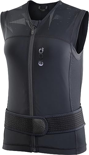 EVOC PROTECTOR VEST PRO WOMEN, Protektorenweste (LITESHIELD FLEX Rückenprotektor, AIRO FLEX Hüftgurt, inkl. geruchshemmender Technologien, maschinenwaschbares Fahrradzubehör, Größe: S), Schwarz