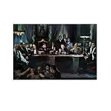 Gangster Last Supper by Godfather Scarface Sopranos Goodfellas Canvas Art Poster and Wall Art Pictur
