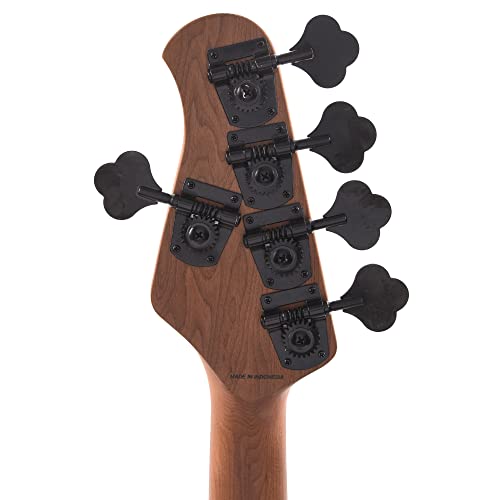 Sterling By Music Man 5 String Bass Guitar, Right, Amber (Ray35Hhpb-Am-R2) #TOP5