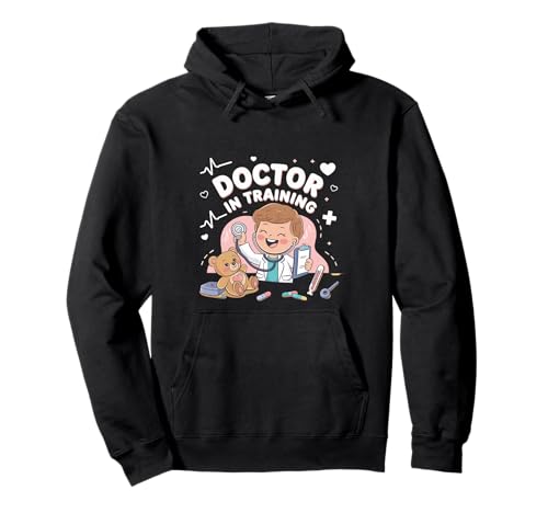 Doctor en Entrenamiento - Niños Médicos Pediátricos Lindos Sudadera con Capucha