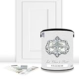 ALL-IN-ONE Paint, Durable cabinet and furniture paint. Built in primer and top coat, no sanding needed. Includes our 30 featured color card - Cashmere, Gallon