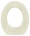 Medipaq Toilet Seat Cover - Super Warm Fleece - Retaining Ring - Universal Fit - Machine Washable 2X Cream