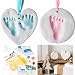 Bubzi Co Baby Footprint Handprint Clay Ornament Kit for Newborns Girls and Boys, Personalized Baby Gifts - Baby Nursery Decor, Unique Keepsake for Baby Shower - Great Baby Gift for Baby Registry