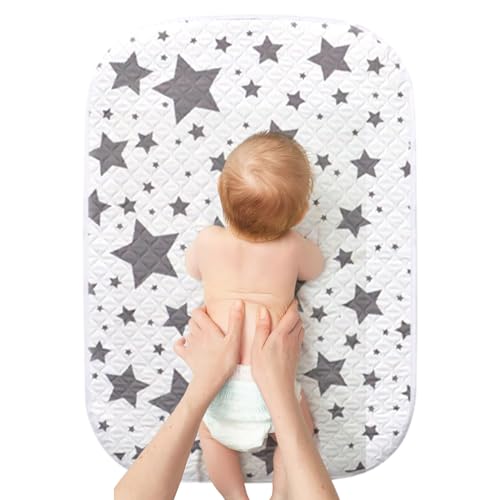 Cambiador para cómoda – Alfombrilla compacta para mesa de pipí y cuna | Cubrecolchón para cambiador, para cajonera hospital guardería coche casa niños padres