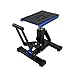 POLARBEAR Dirt Bike Stand Motorcycle Hoist Lift Stand Center Jack Adjustable Heavy Duty 1200Lbs Capacity Repair Lifting Jack Stand Table Rack(Blue)