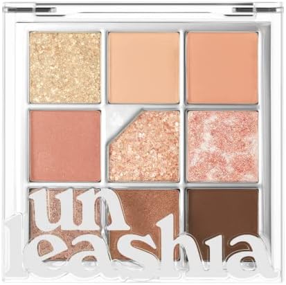 UNLEASHIA Glitterpedia Eye Palette NO.3 All of Coralpink