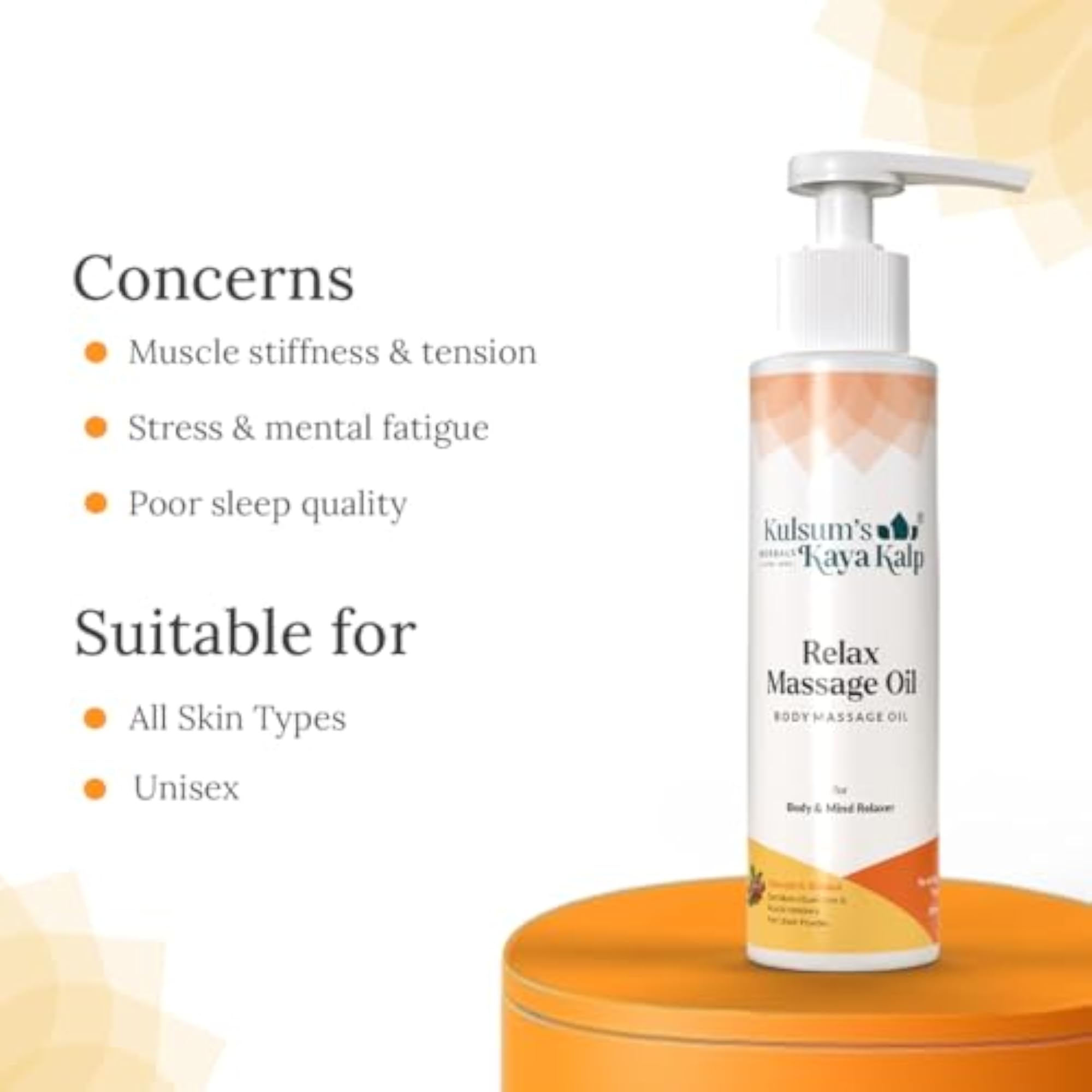 Kulsum's Relax Massage Oil, 200 ml