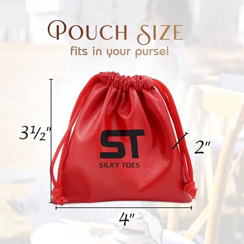 Silky Toes Foldable Flats for Women Purse Ballet Shoes Ballerina Slippers - Thumbnail 5