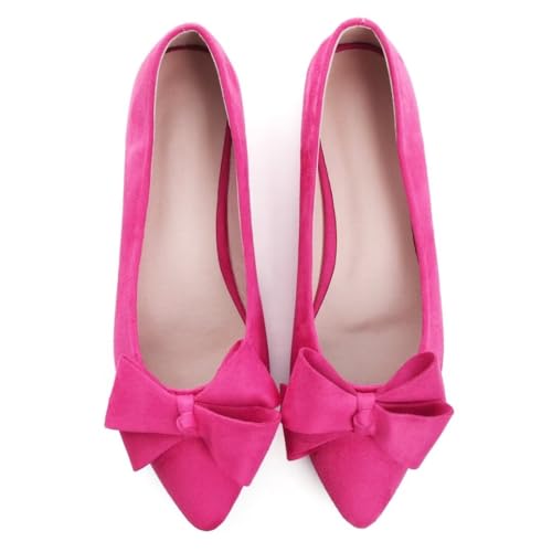 Image of TN TANGNEST Flats Shoes Women Comfort Casual Loafers | Classic Pointed Toe Bowknot Flats Cute Slip On Flats, Wear to Work Travel Walk