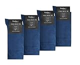 Rainbow Socks - Herren Premium Antibakterielle Business-Socken mit Silberionen - 4 Paar...