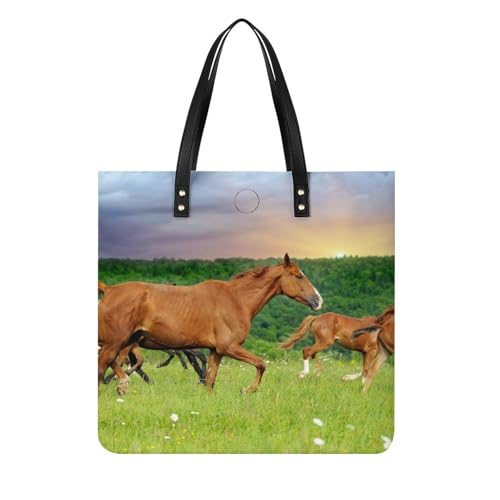 Sac à main chevaux dans un pré pour ne plus manquer d'espace