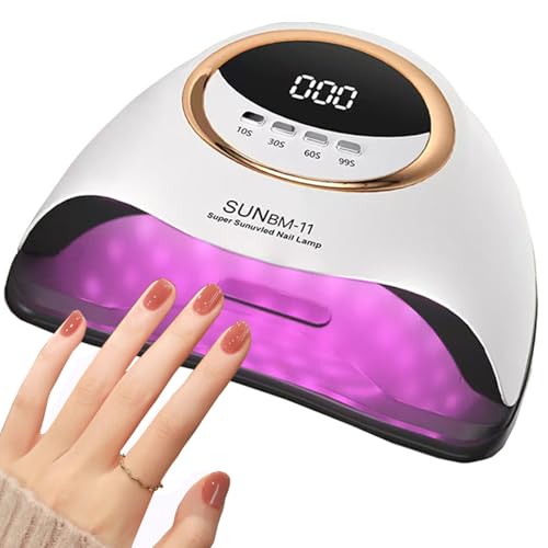 Lampe à ongles UV LED 280W de séchage pour vernis gel et gel dur avec écran LCD