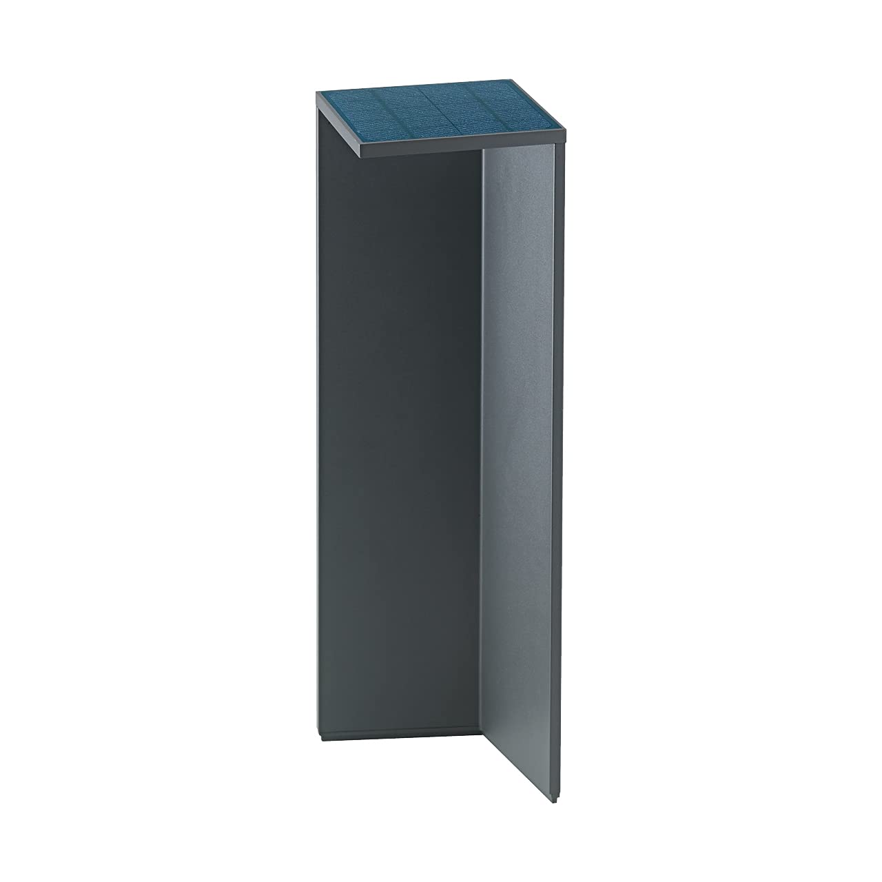 Sigor Nusolar - Solar LED Akku-Gartenleuchte Indoor & Outdoor, Höhe 50 cm, wiederaufladbar, 12 h Leuchtdauer, anthrazit
