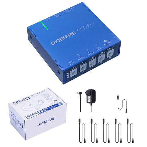 GHOST FIRE Pedal Power Supply Isolated power supply with Independent short-circuit protection (GP5-SV1)