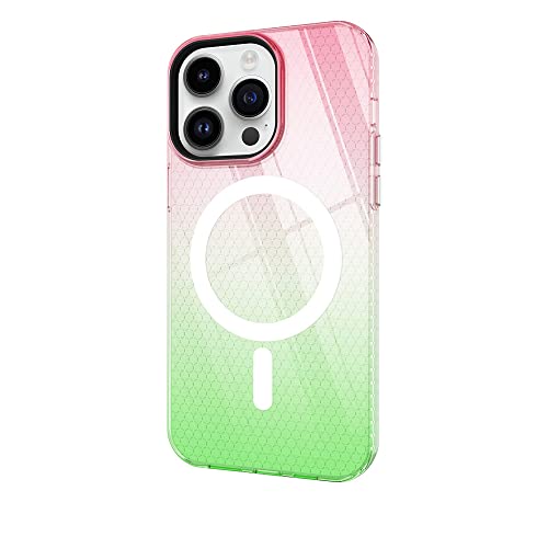 Couverture de couleur dégradée antichoc transparente pour iPhone 14 Pro Max