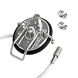 Brewland Corny Carbonation Keg Lid, Cornelius Soda Keg Lids for Quick Forced Carbonation, Ball Lock Keg Lid with Diffusion Stone, Pressure Relief Valve, Clamp and Tube for Homebrew Beer and Beverage