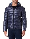 tessuto in micro rip Blauer Giubbini Corti Imbottito Ovatta Giacchetto, 888 Blu, M Uomo