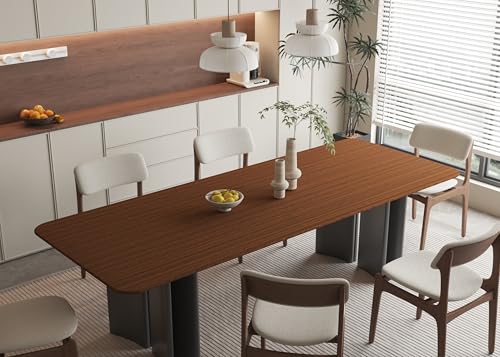 JSEVEM 40CM×5M Light Brown Walnut Wood Wallpaper Peel and Stick Waterproof Brown Walnut Wood Grain Contact Paper Vinyl Wrap Self Adhesive Furniture Sticker for Kitchen Cabinets Table Wardrobe Cupboard