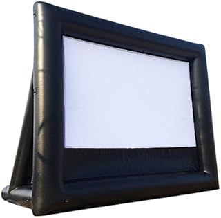 40ft Commercial Large Inflatable Movie Frame No Wrinkle Screen Outdoor Cinema Durable PVC; NO Blowers