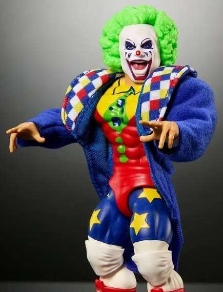 Miniatura 4 de WWE Superstars Doink The Clown - Figura de acción retro de 5 pulgadas
