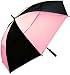 RainStoppers Women's 54-Inch Windbuster Golf Umbrella (Pink and Black)