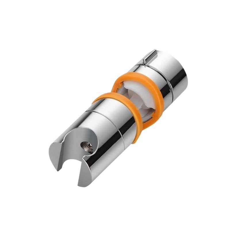 3 soportes universales ajustables para cabezal de ducha de 18 a 25 mm, ABS cromado, accesorios de baño, soportes de montaje de ducha (naranja, 18-25 mm)