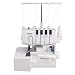Brother Serger, DZ1234, Metal Frame Overlock Machine, 1,300 Stitches Per Minute, Removeable Trim Trap, 3 Included Accessory Feet and 2 Sets of Starter Thread