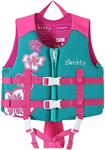 Zeraty Kids Swim Vest Life Jacket Flotation Swimming Aid for Toddlers with Adjustable Safety Strap Age 1-9 Years/22-50Lbs