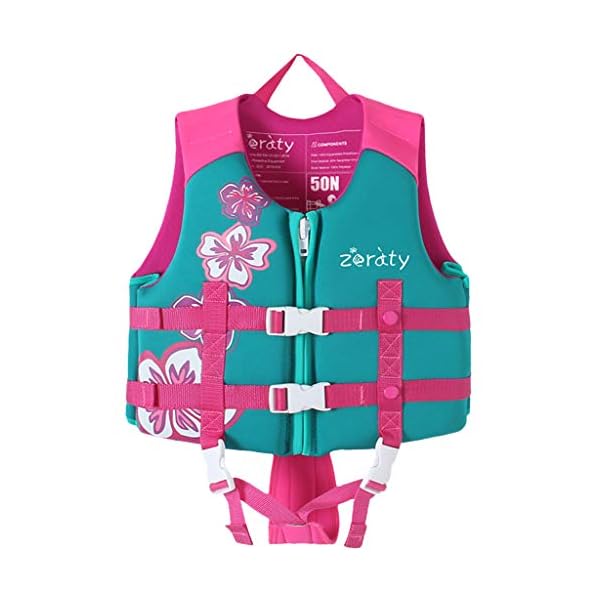 Zeraty Kinder Schwimmweste Schwimmen Jacke für Kleinkinder mit Einstellbare Sicherheits Straps Alter 1-9 Jahre / 22-50 lbs 10 41EdtFJdmUL. SS600