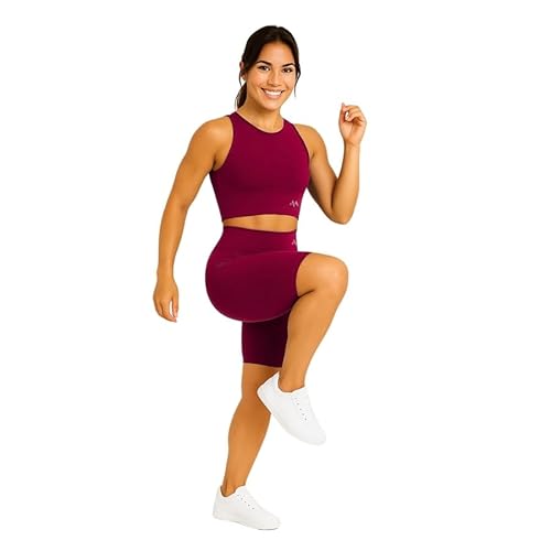 Kit 3 Bermudas Lisa Blackout Fitness Cor única Feminina Modella (BR, Alfa, M, Regular, Regular, VINH