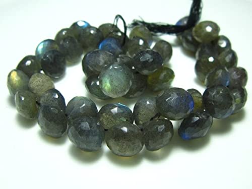 Perles labradorite oignon facettée AA pour créer vos colliers d'été bohèmes
