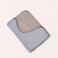 Manta Refrescante Cobertor Gelado Frio Térmico Resfriamento Calor Fresco Perfeito para Cama, Sofá e Viagens Q-Max 0.4, Lavável à Máquina 200 cm x 150 cm Azul