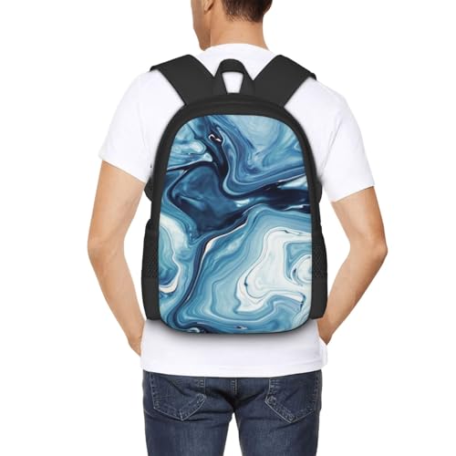 Mochila plegable ligera negra 20L para viaje miniatura 6